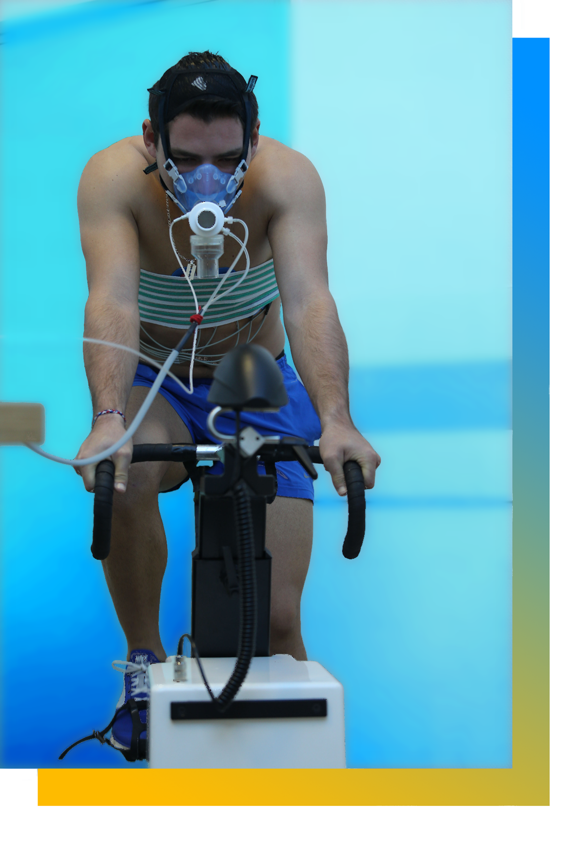 Stress test on bicycle