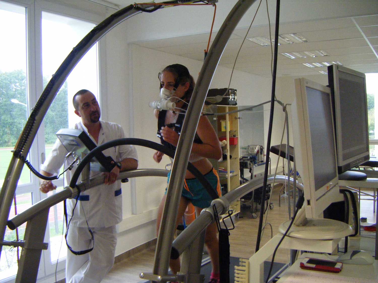 Epreuve d'effort sur tapis